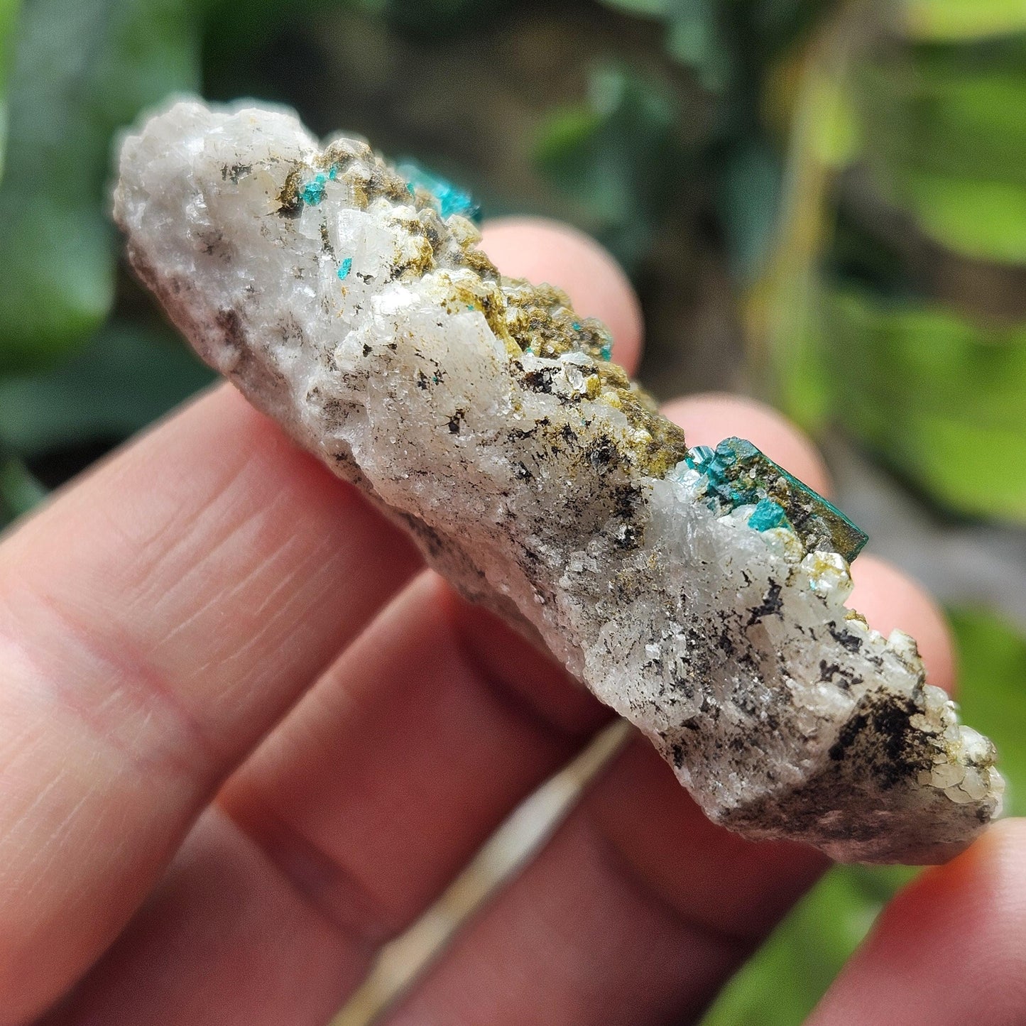 Dioptase Crystal Specimen 27.9g, Raw Green Dioptase Stone Cluster