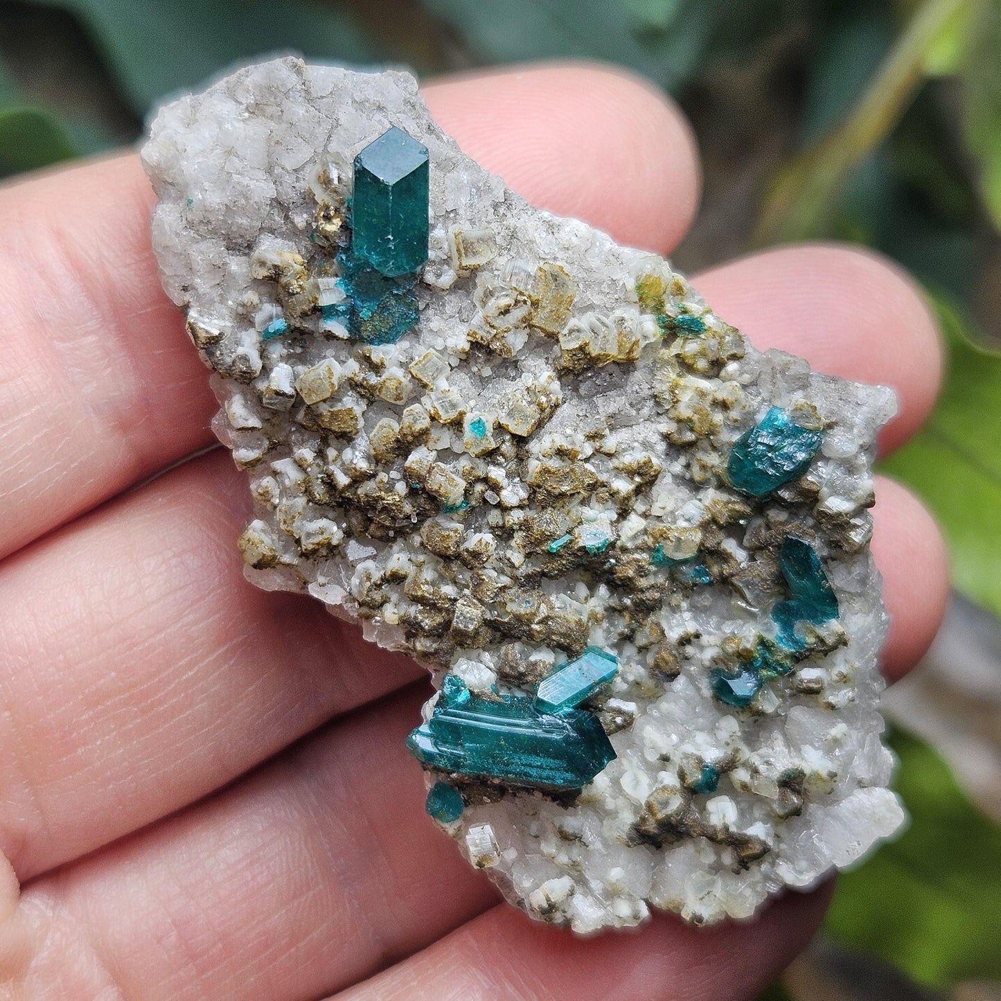 Dioptase Crystal Specimen 27.9g, Raw Green Dioptase Stone Cluster