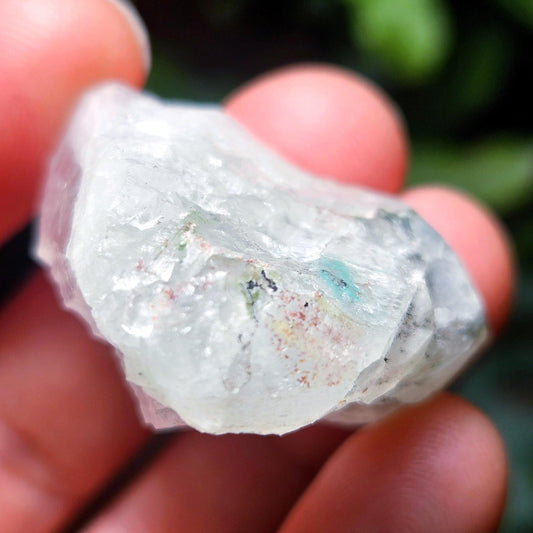 Ajoite in Quartz Crystal 18.3g, South African Ajoite Specimen