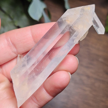 Blue Smoke Quartz Crystal 62g, Colombian Blue Needle Specimen