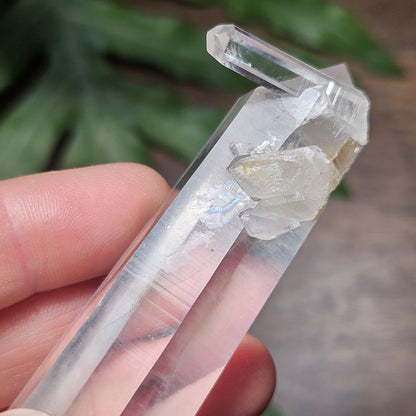 Blue Smoke Quartz Crystal 62g, Colombian Blue Needle Specimen