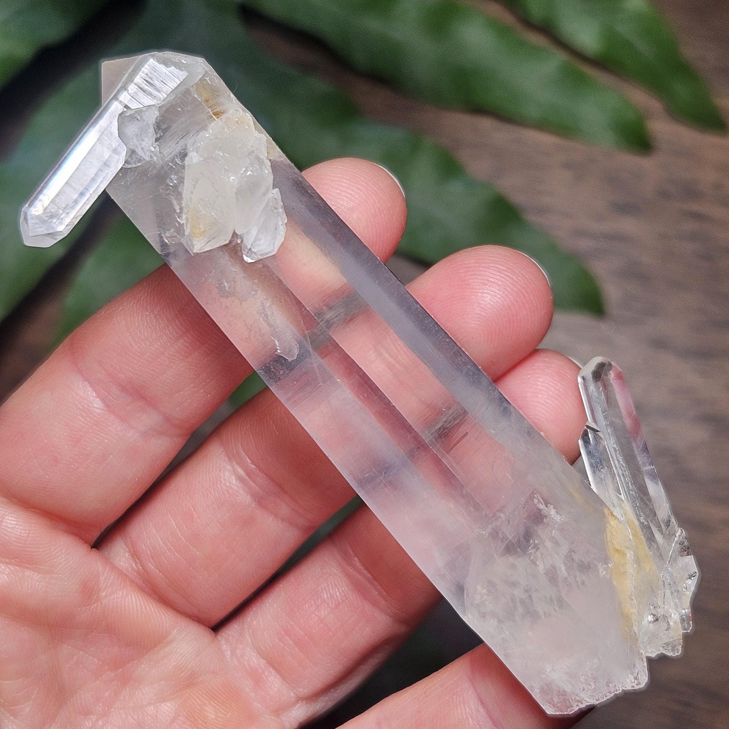 Blue Smoke Quartz Crystal 62g, Colombian Blue Needle Specimen