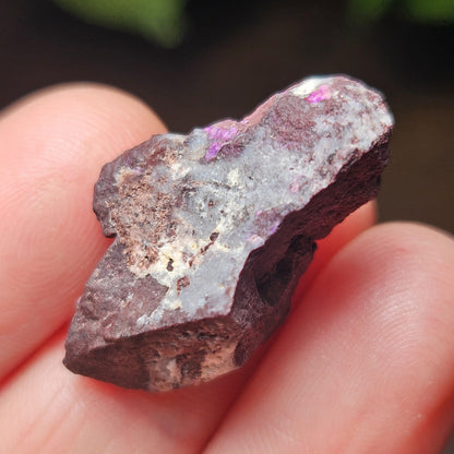 Raw Sugilite Crystal 4.0g, South African Fibrous Sugilite Specimen OLD STOCK