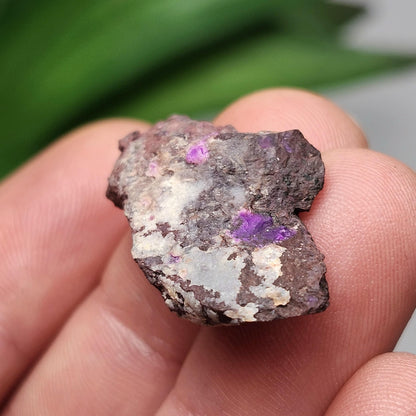 Raw Sugilite Crystal 4.0g, South African Fibrous Sugilite Specimen OLD STOCK