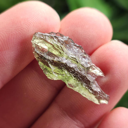 Moldavite Specimen 1.33g, Authentic Moldavite Crystal from Czech Republic