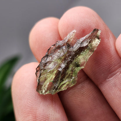Moldavite Specimen 1.33g, Authentic Moldavite Crystal from Czech Republic