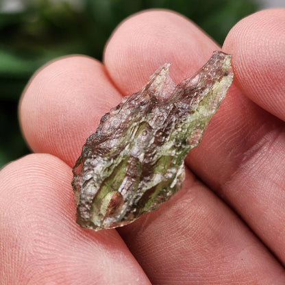Moldavite Specimen 1.33g, Authentic Moldavite Crystal from Czech Republic