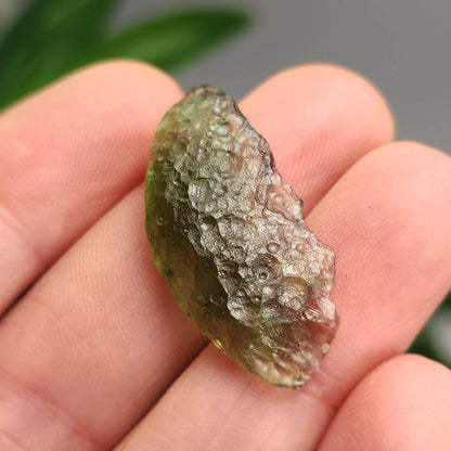 Poison Green Moldavite 2.09g, Authentic Moldavite Crystal Specimen