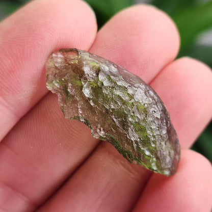 Poison Green Moldavite 2.09g, Authentic Moldavite Crystal Specimen