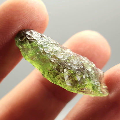Poison Green Moldavite 2.09g, Authentic Moldavite Crystal Specimen