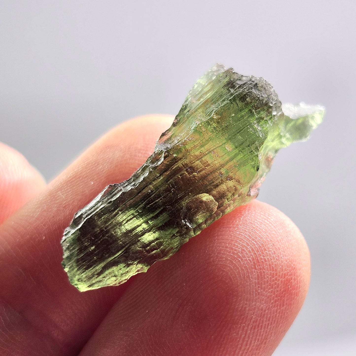 Moldavite Specimen from Vrabce 2.07g