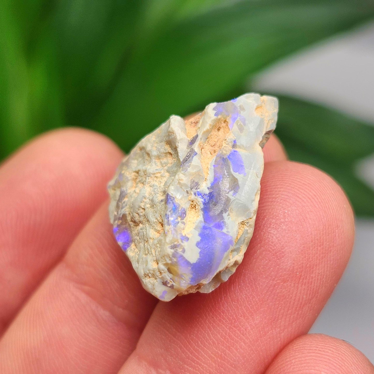 Australian Blue Opal from Lightning Ridge 2.83g, Opal Crystal Specimen from Australia