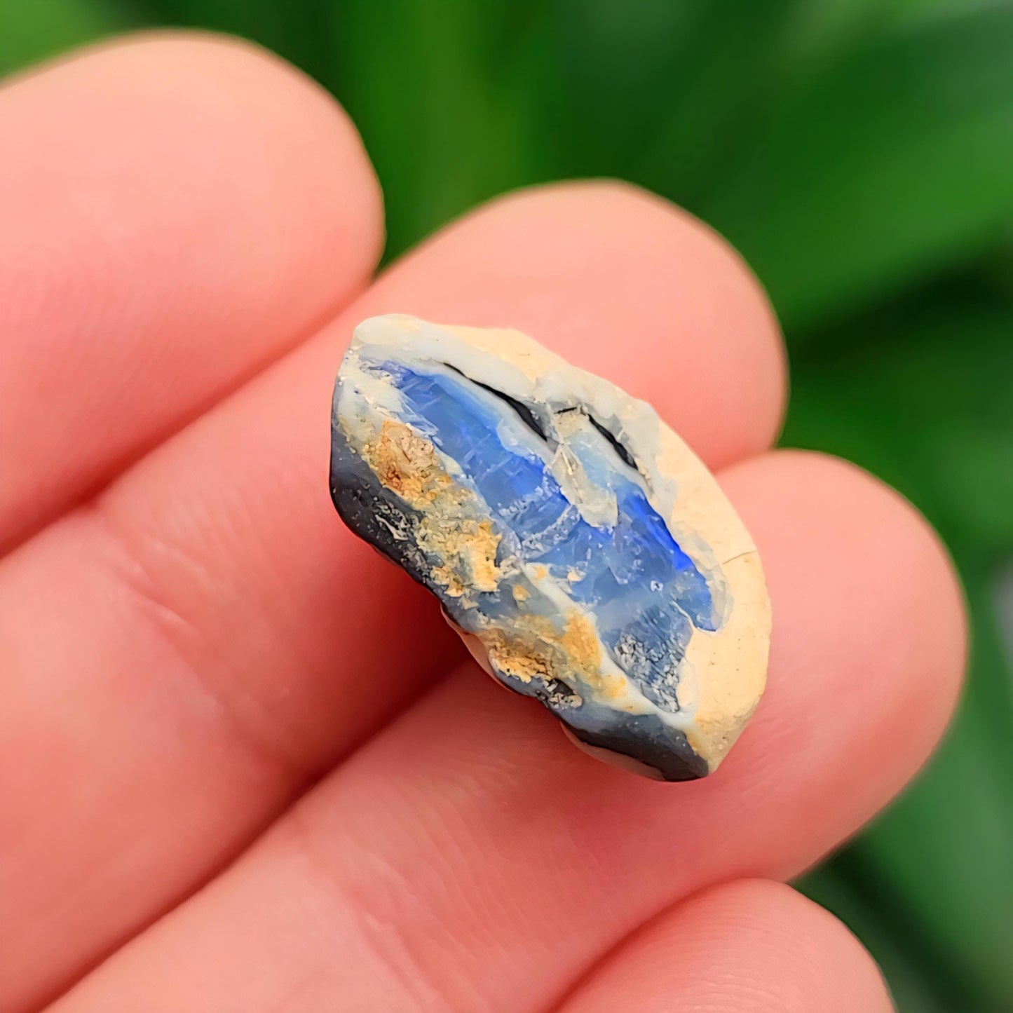 Lightning Ridge Black Opal 2.0g, Raw Australian Opal Stone Specimen