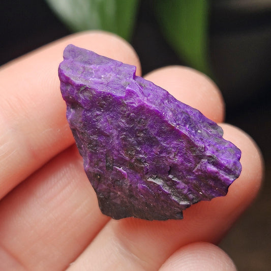 Gel Sugilite Crystal 7.25g, South African Raw Sugilite Specimen OLD STOCK