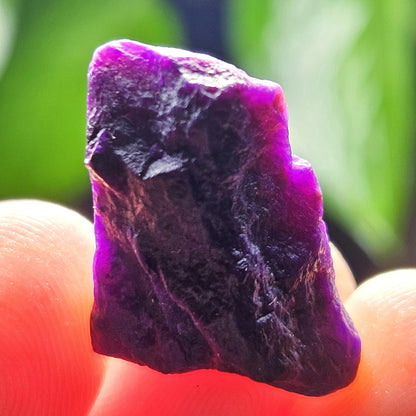 Gel Sugilite & Blue Richterite Crystal 4.93g, South African Raw Sugilite Specimen OLD STOCK