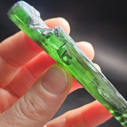 Vivianite Crystal 24.25g, Terminated Vivianite Blade Specimen from Brazil