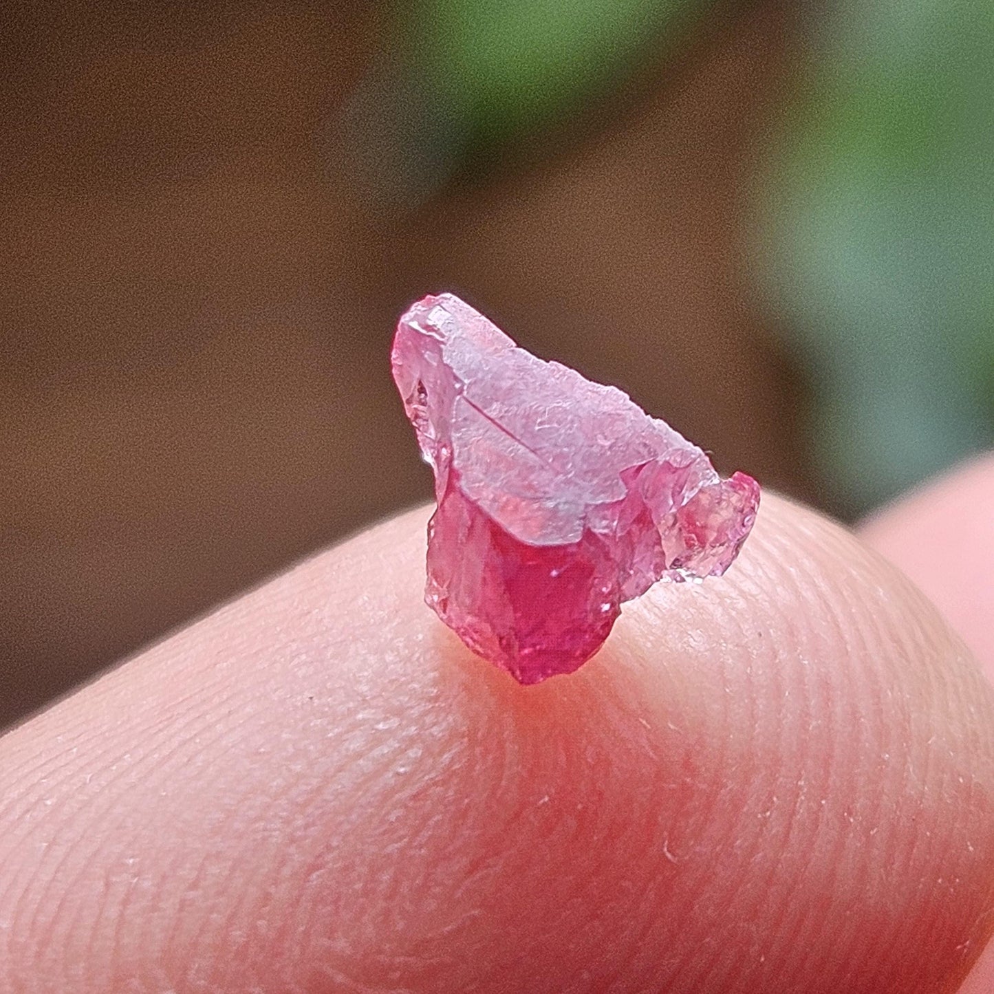 Bixbite Crystal, Terminated Red Beryl Crystal from Utah 0.5ct, Red Emerald Bixbite Gem