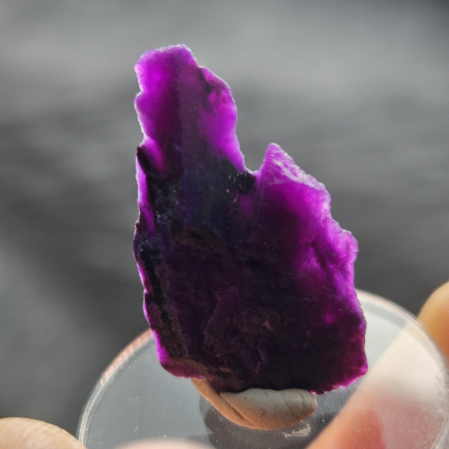 Gel Sugilite Crystal 1.18g, Raw South African Sugilite Stone Specimen