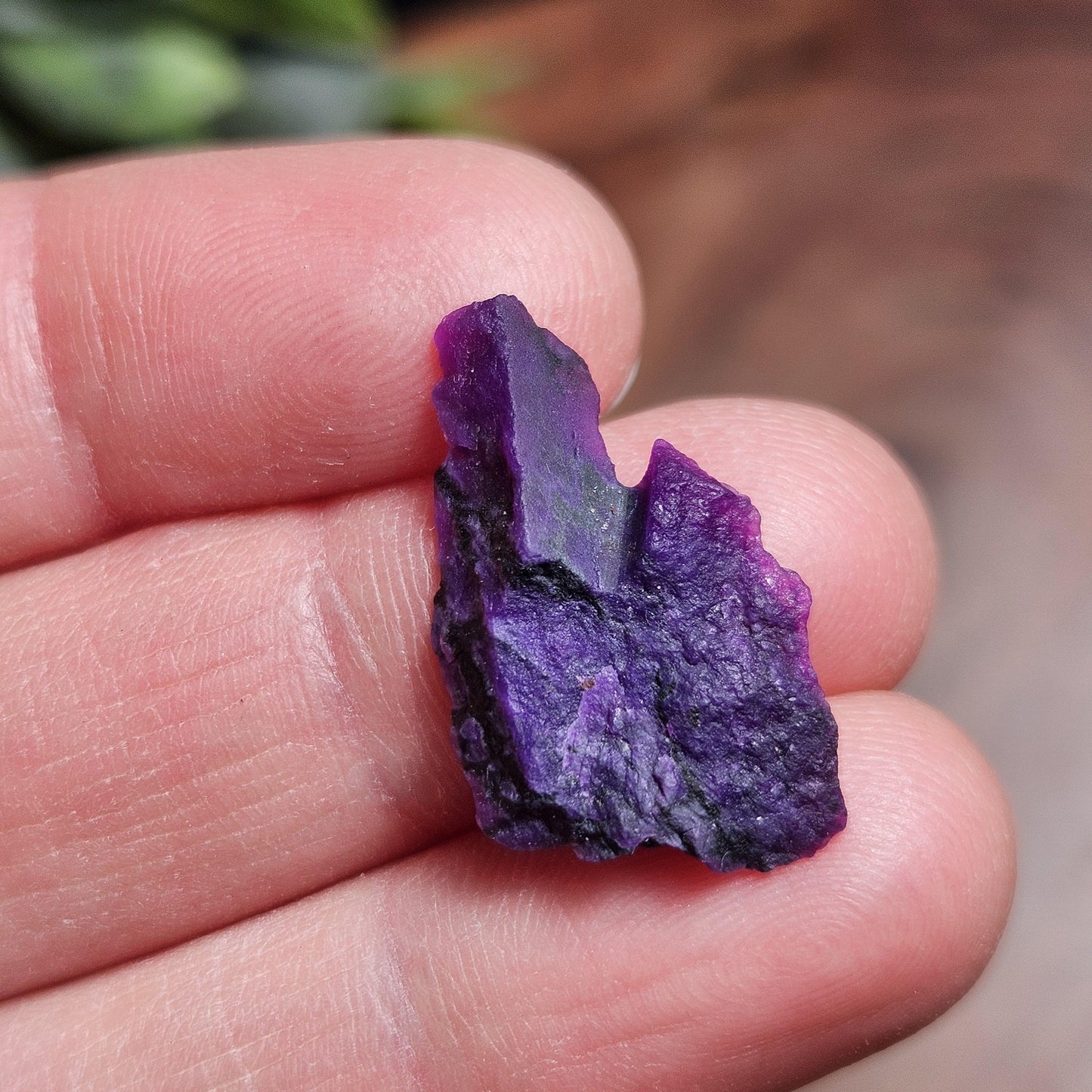 Gel Sugilite Crystal 1.18g, Raw South African Sugilite Stone Specimen