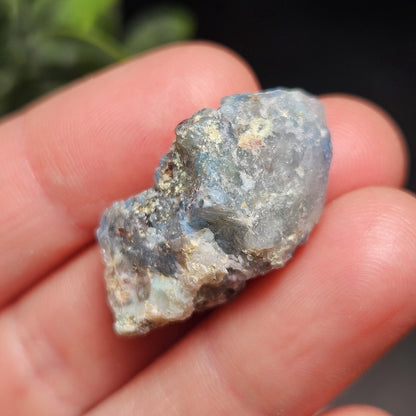 Papagoite Quartz Crystal 5.93g, Raw Stone Cluster from South Africa
