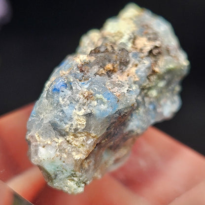 Papagoite Quartz Crystal 5.93g, Raw Stone Cluster from South Africa