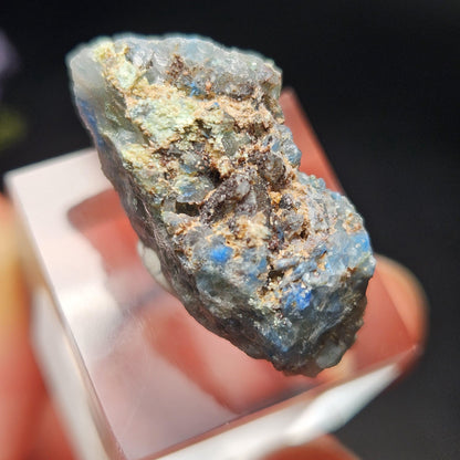 Papagoite Quartz Crystal 5.93g, Raw Stone Cluster from South Africa