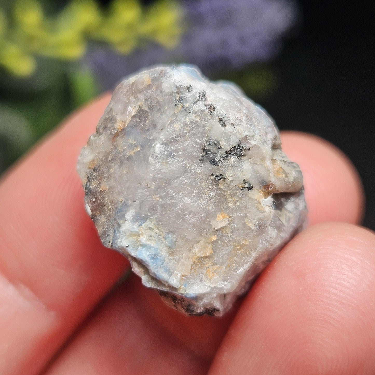 Papagoite Quartz Crystal 8.0g, Raw Stone Cluster from South Africa