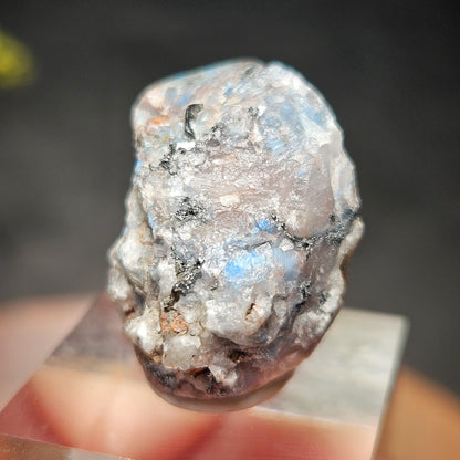 Papagoite Quartz Crystal 8.0g, Raw Stone Cluster from South Africa
