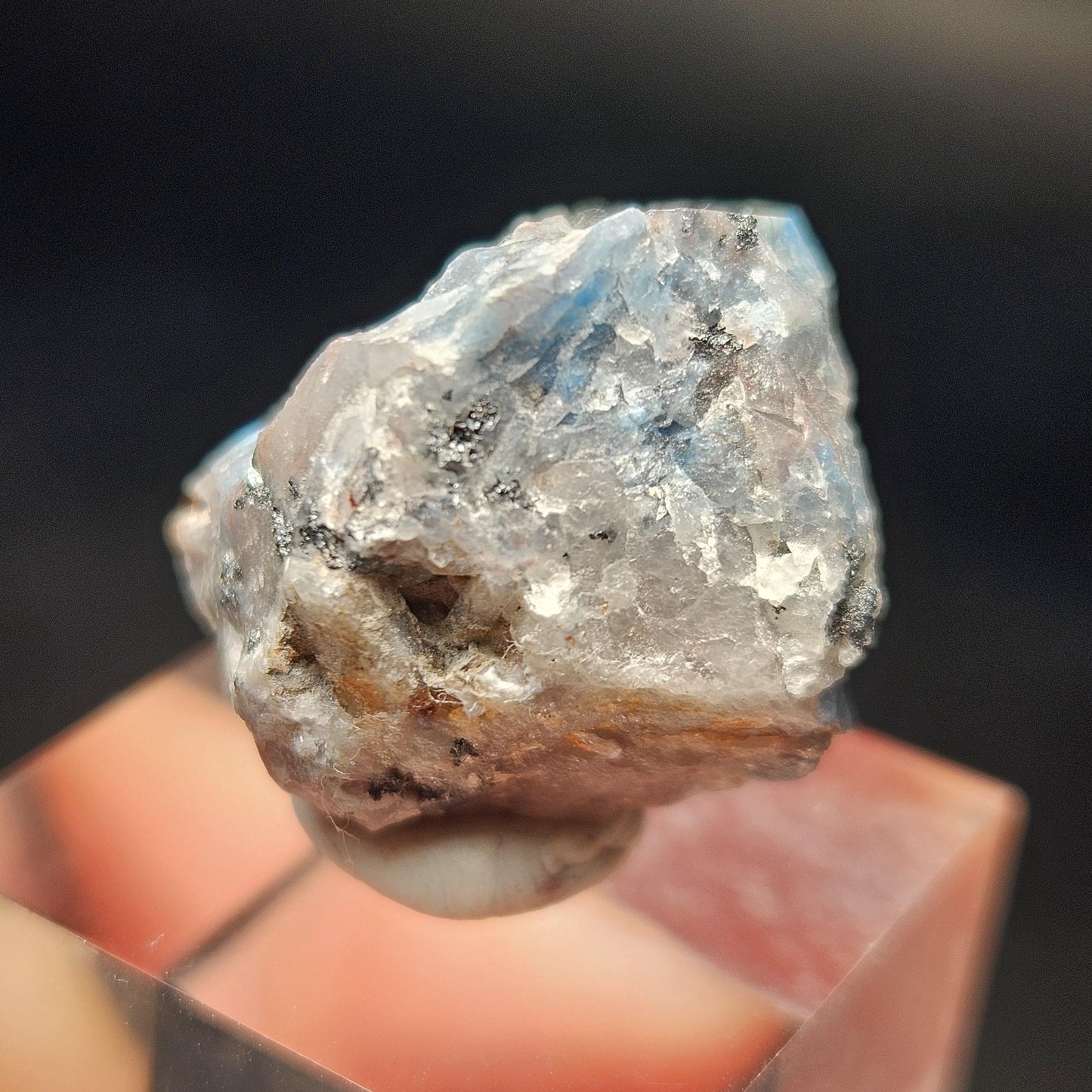 Papagoite Quartz Crystal 8.0g, Raw Stone Cluster from South Africa