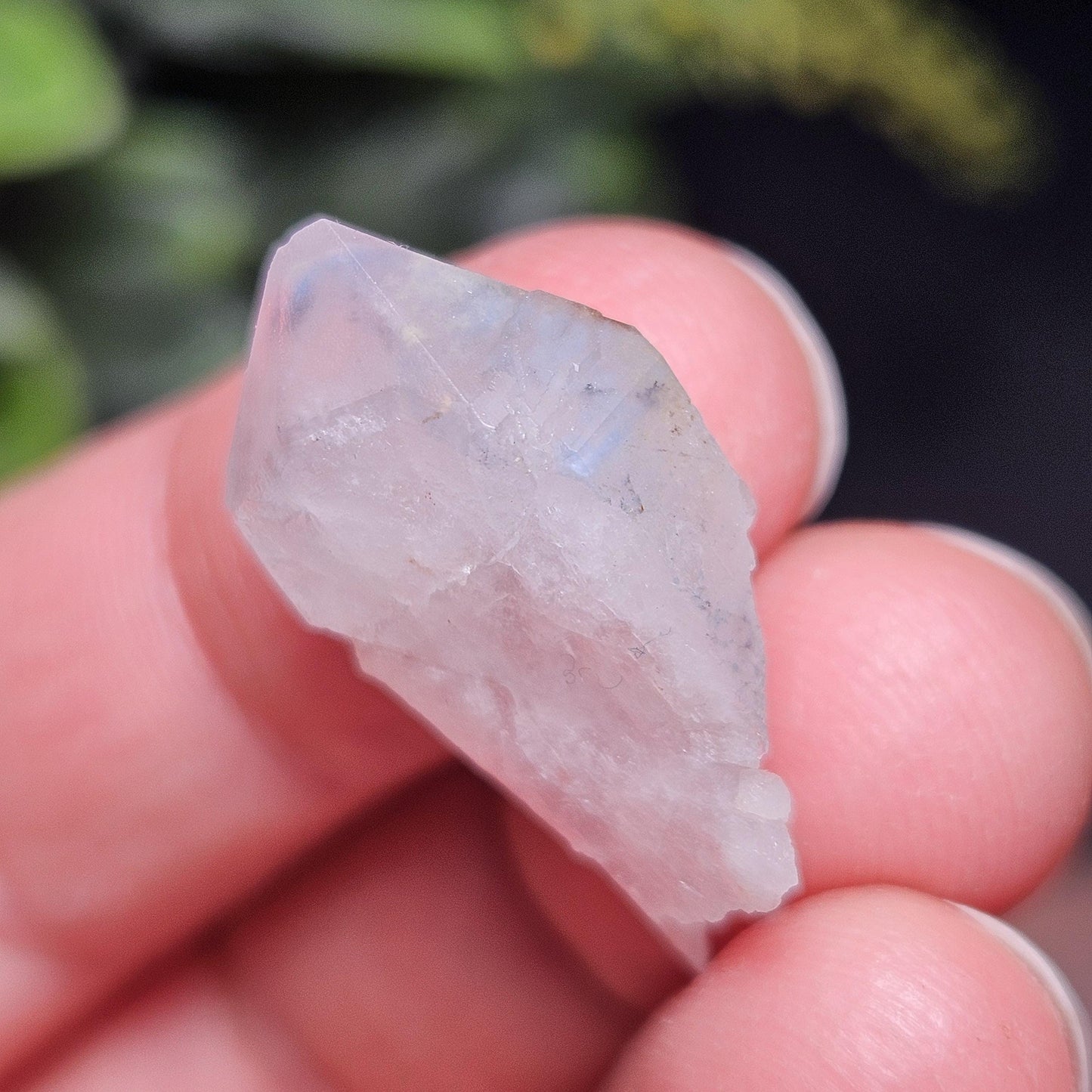Papagoite Quartz Crystal 2.6g, Raw Terminated Stone from South Africa