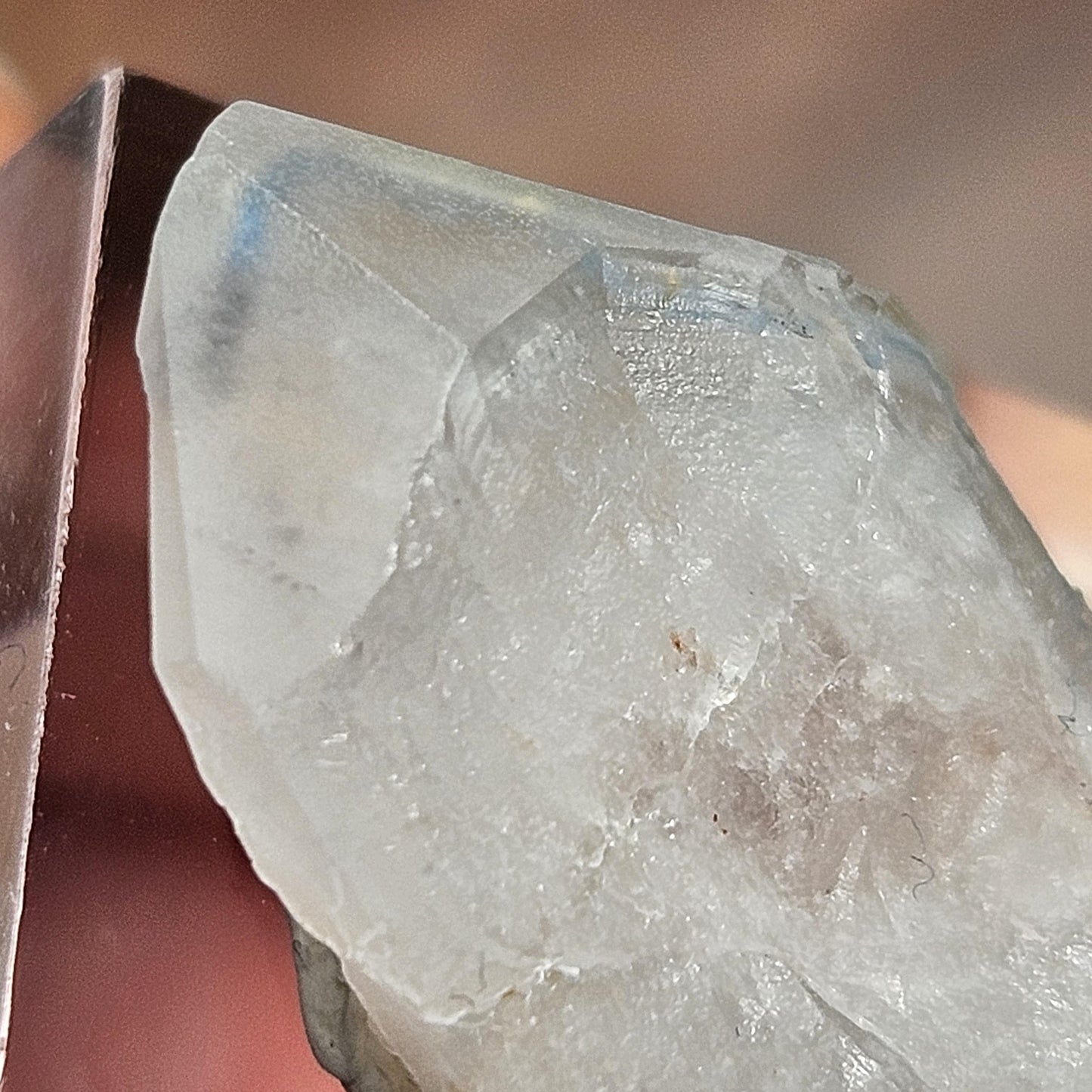 Papagoite Quartz Crystal 2.6g, Raw Terminated Stone from South Africa