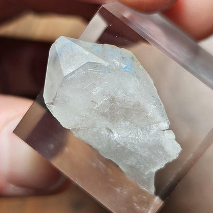 Papagoite Quartz Crystal 2.6g, Raw Terminated Stone from South Africa