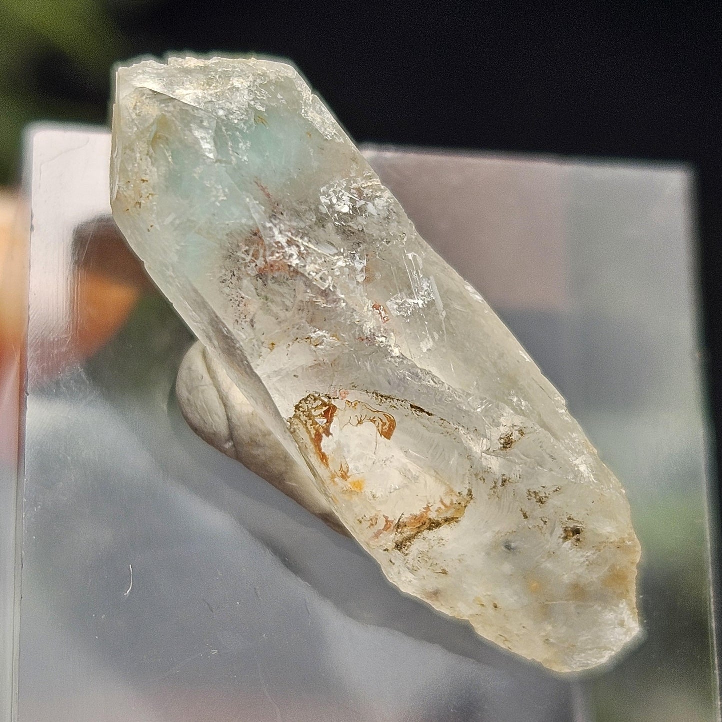 Ajoite Quartz Crystal 2.04g