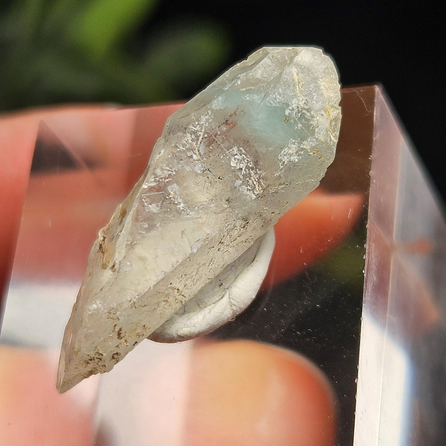 Ajoite Quartz Crystal 2.04g