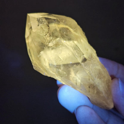UV Phantom Powellite Amethyst 58g, Bahia Brazil Crystal