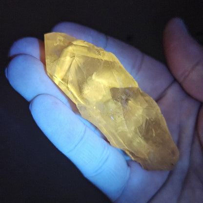 UV Phantom Powellite Amethyst 58g, Bahia Brazil Crystal