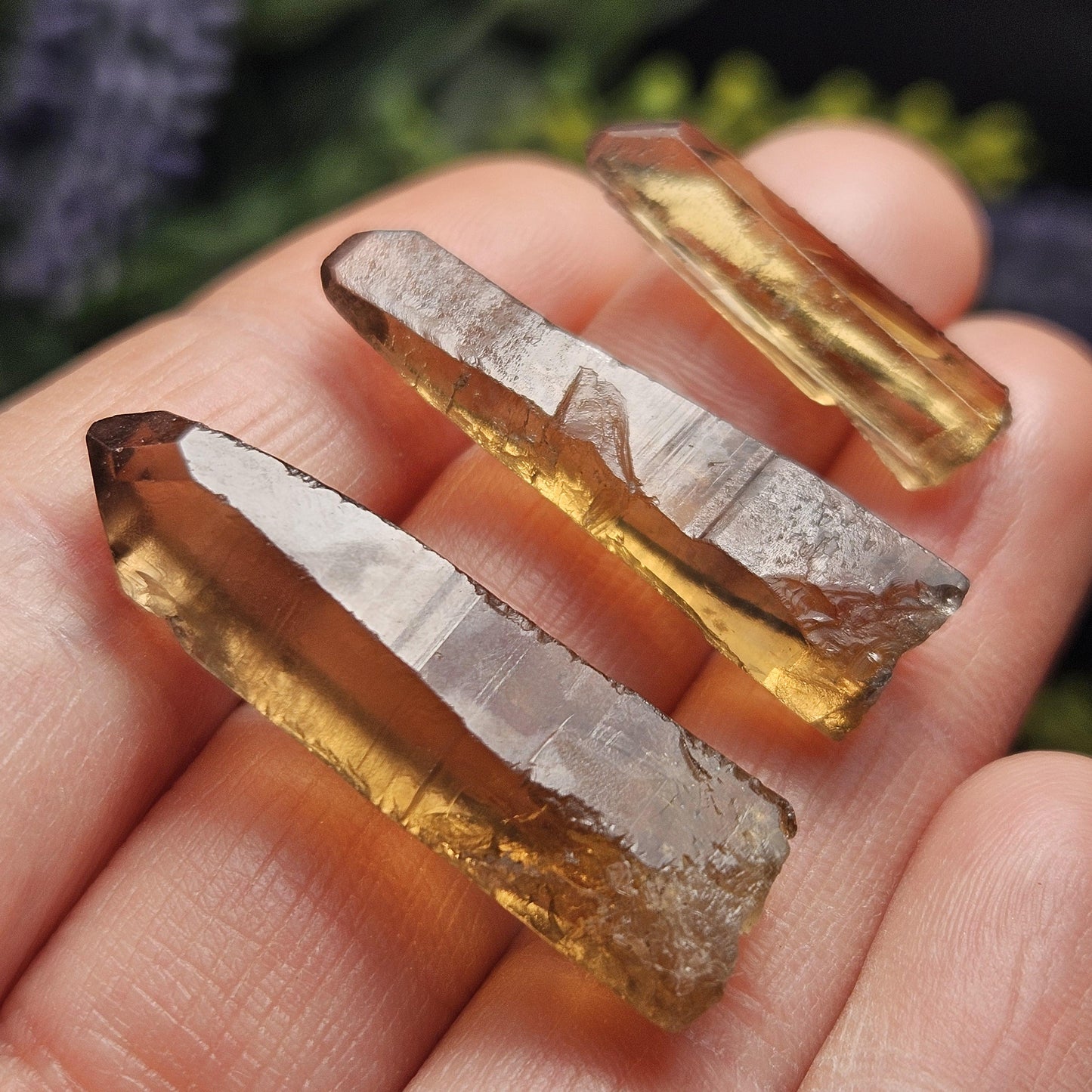 Smoky Citrine Crystal, Natural Raw Congo Citrine Point