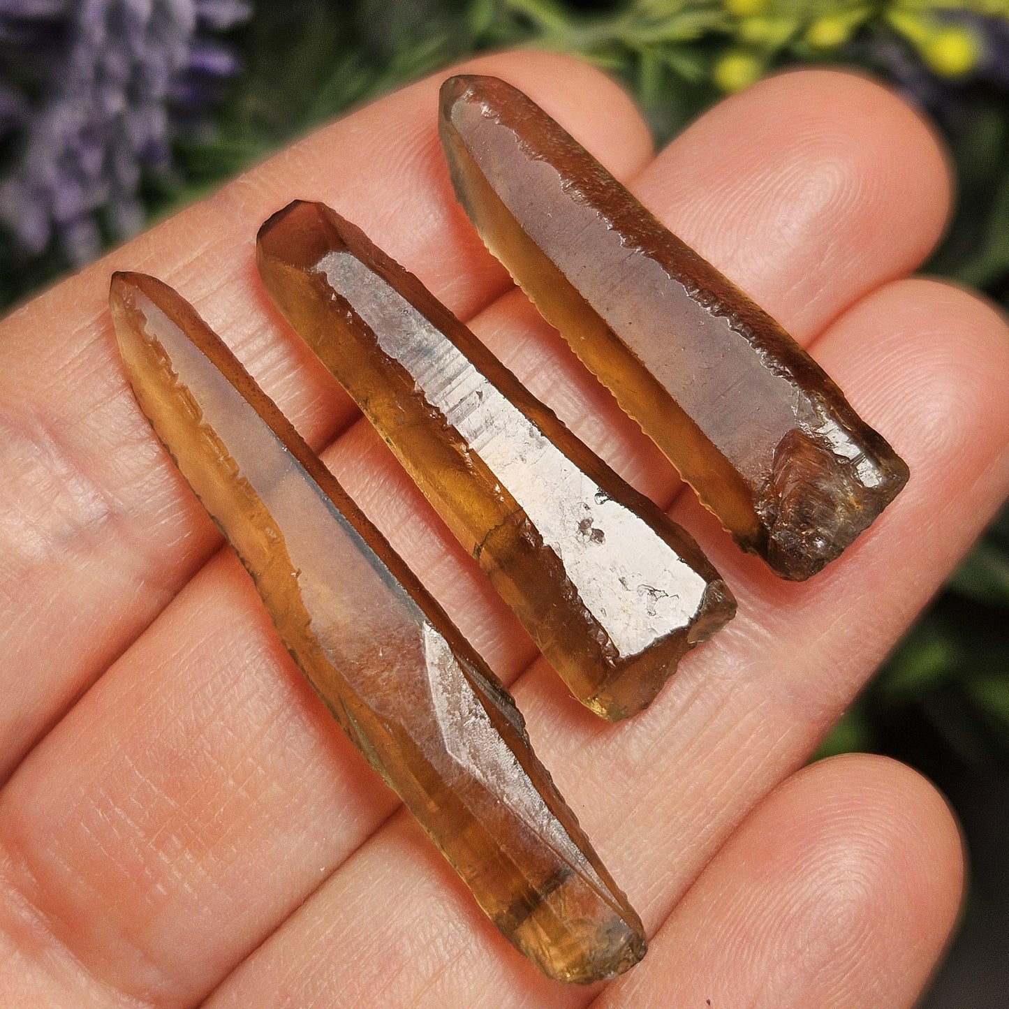 Smoky Citrine Crystal, Natural Raw Congo Citrine Point