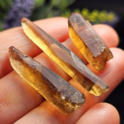 Smoky Citrine Crystal, Natural Raw Congo Citrine Point