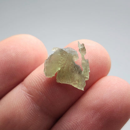 Moldavite Angel Chiming Tektite .45g, Genuine Moldavite Crystal Specimen