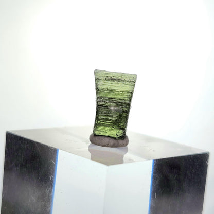 Moldavite Angel Chiming Tektite 0.72g, Genuine Moldavite