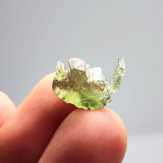 Moldavite Angel Chiming Tektite .73g, Genuine Moldavite