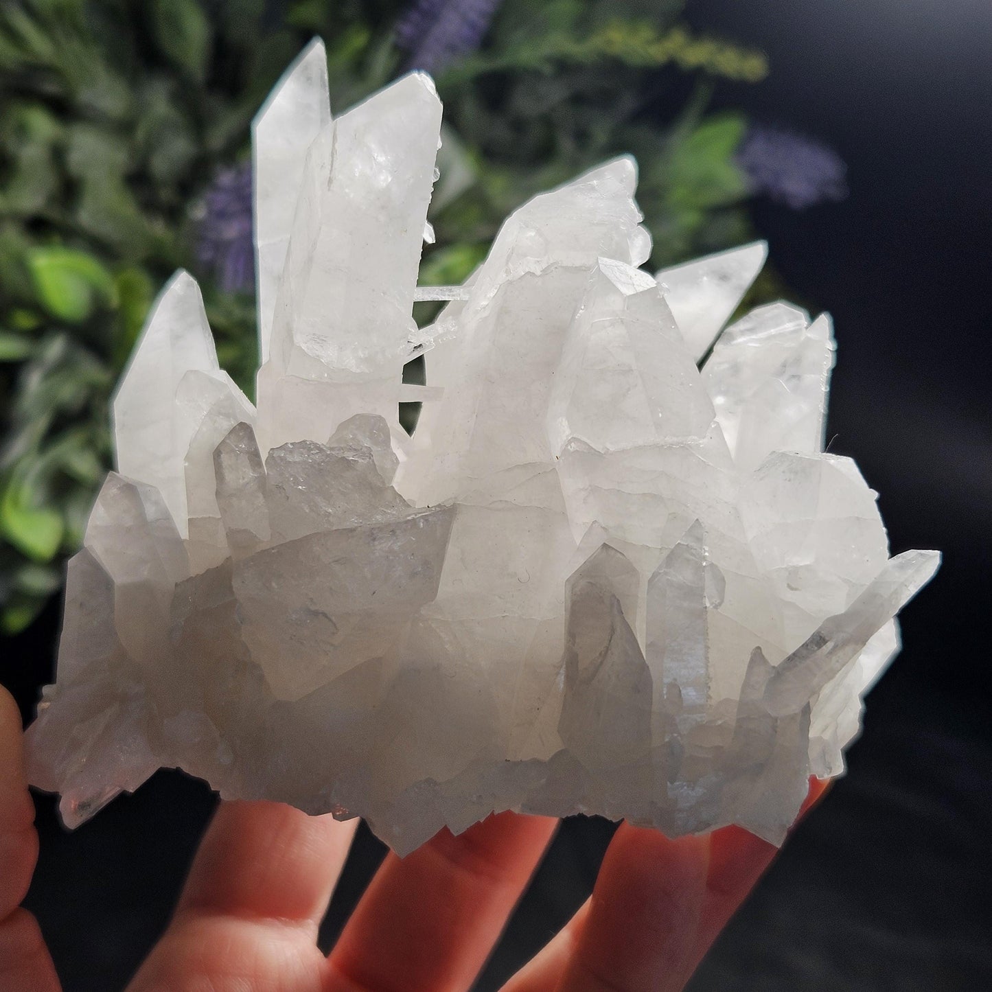 Arkansas Quartz Crystal Cluster 467g, Spiky Self