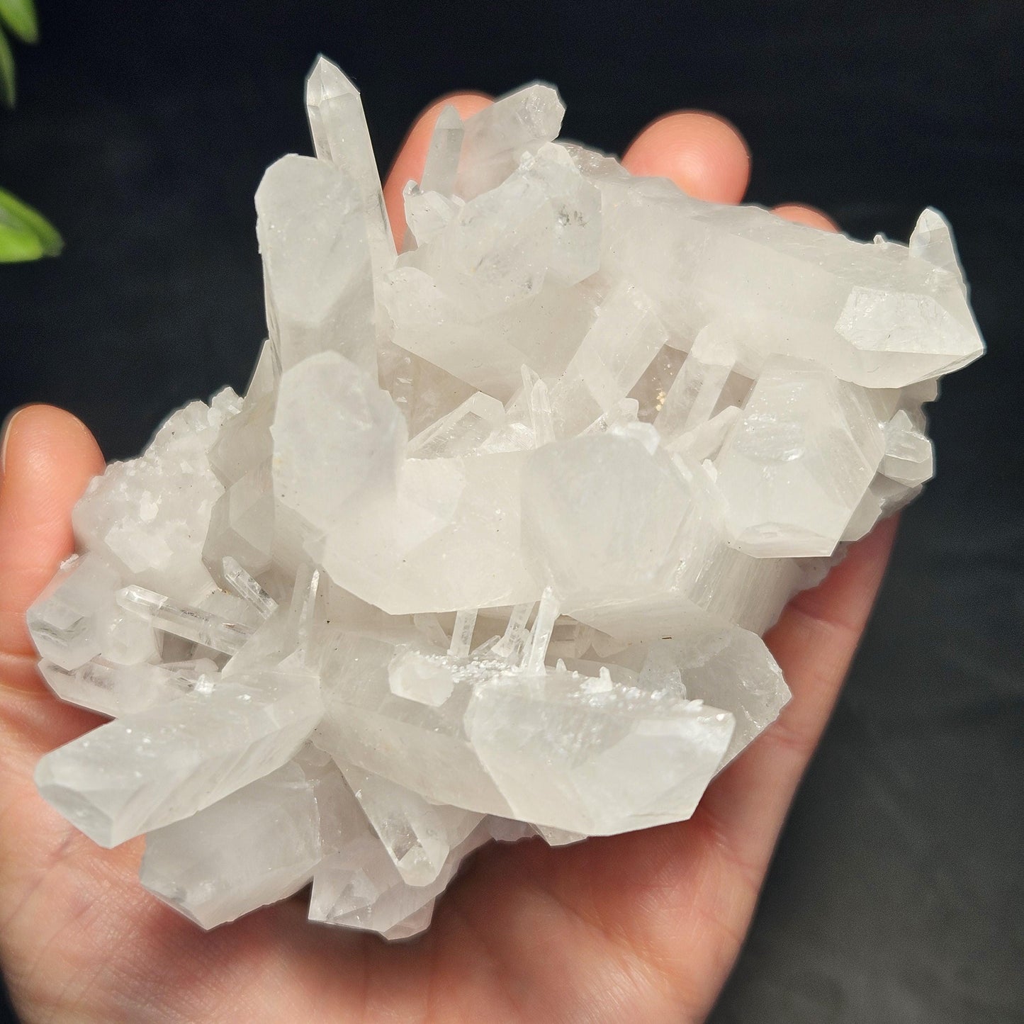 Arkansas Quartz Crystal Cluster 467g, Spiky Self
