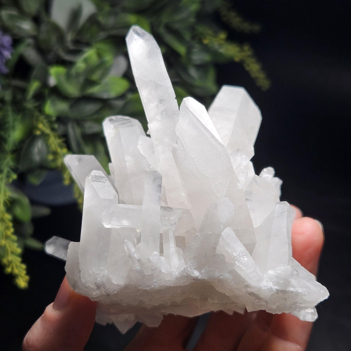 Arkansas Quartz Crystal Cluster 467g, Spiky Self