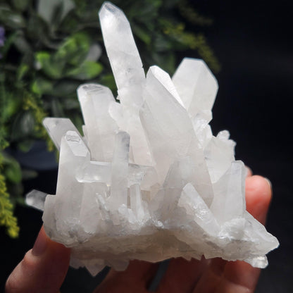 Arkansas Quartz Crystal Cluster 467g, Spiky Self