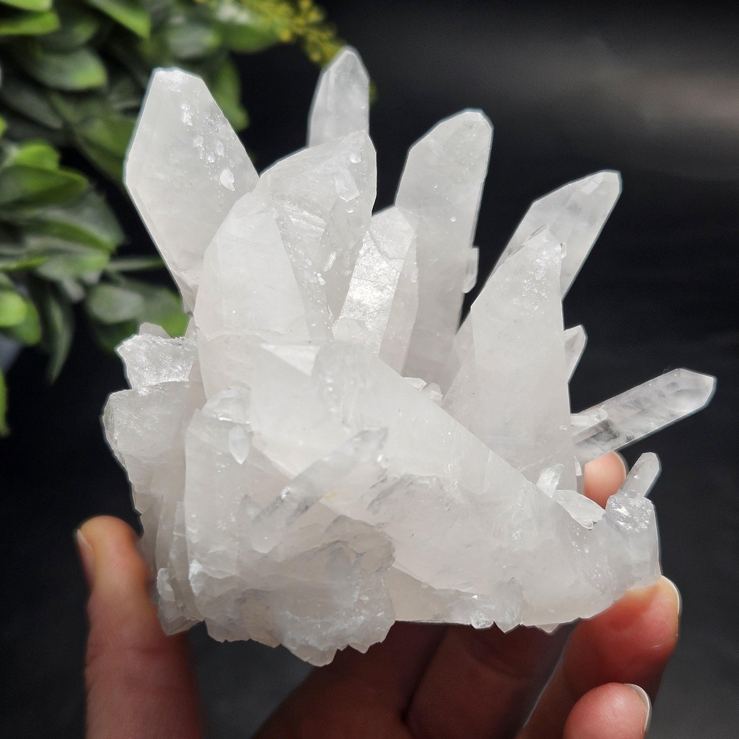 Arkansas Quartz Crystal Cluster 467g, Spiky Self