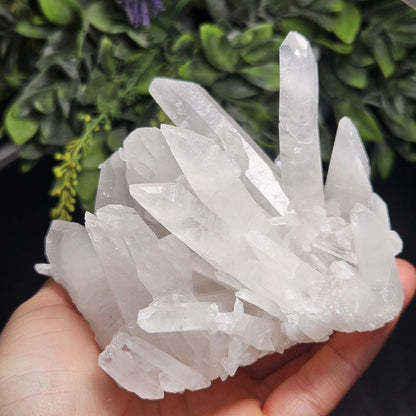 Arkansas Quartz Crystal Cluster 467g, Spiky Self