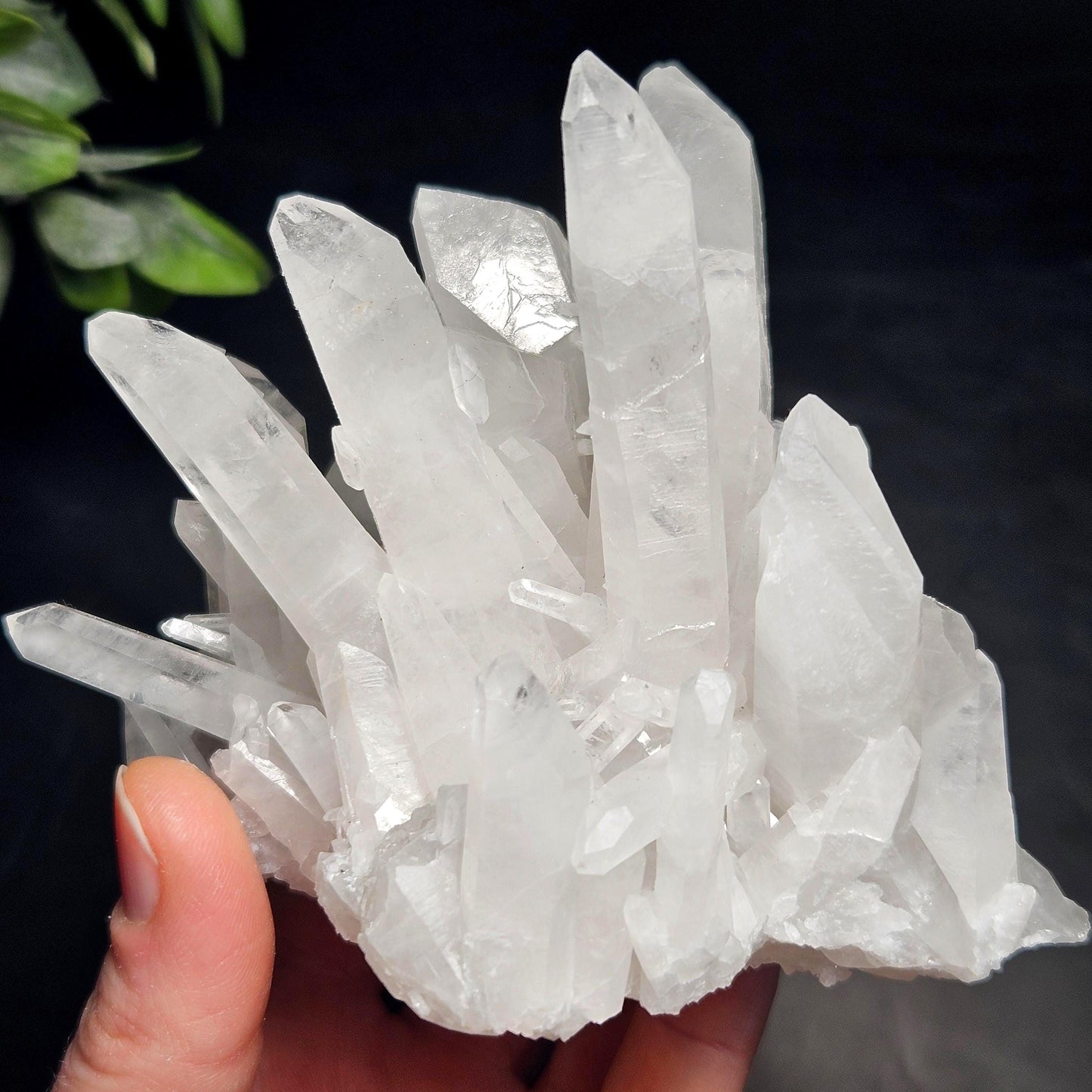 Arkansas Quartz Crystal Cluster 467g, Spiky Self