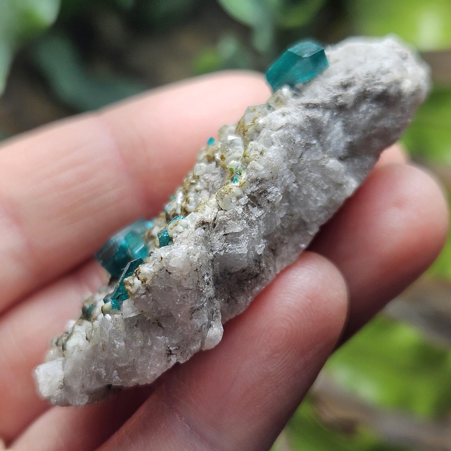 Dioptase Crystal Specimen 27.9g, Raw Green Dioptase Stone Cluster